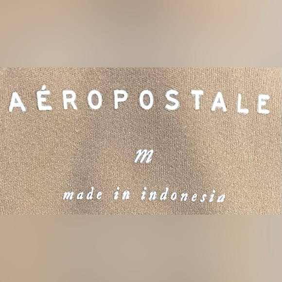 Aeropostale Womens M Solid Lt Brown/Tan High-Waisted Pocket Leggings Athletic - Picture 12 of 13